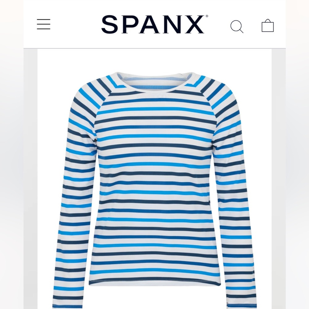 NWT spanx swim shirt